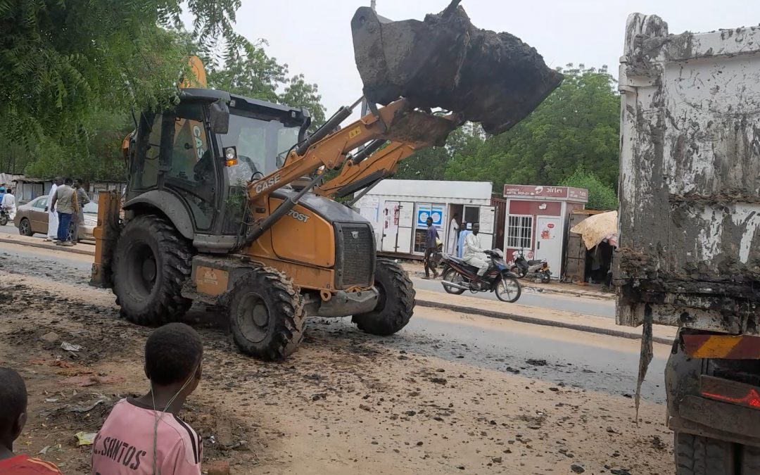 Vaste campagne de curage de caniveaux à N’Djaména