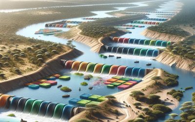 Barrages flottants contre inondations au Kenya