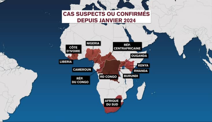 Le panorama de la propagation de l’épidémie de Mpox ou variole du singe en Afrique