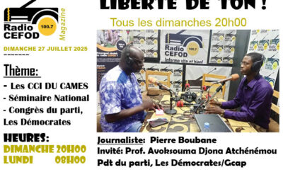 Liberté de ton !