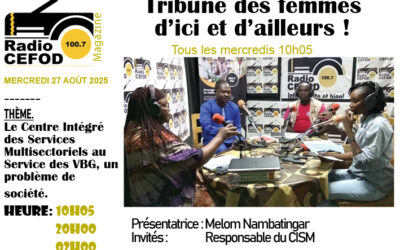 Tribune des femmes d’ici et d’ailleurs 27 août 2025